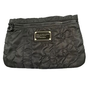 Marc by Marc Jacobs Quilted Logo Clutch Pouch Black